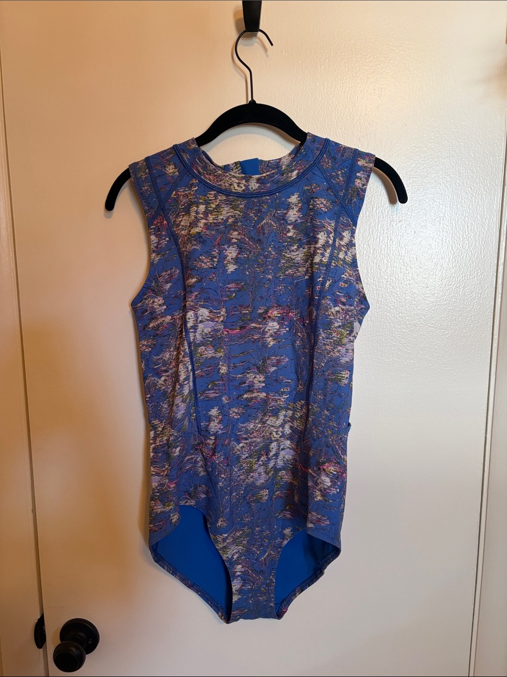 lululemon athletica Painterly Blue Multicolor One-Piece Swimsuit